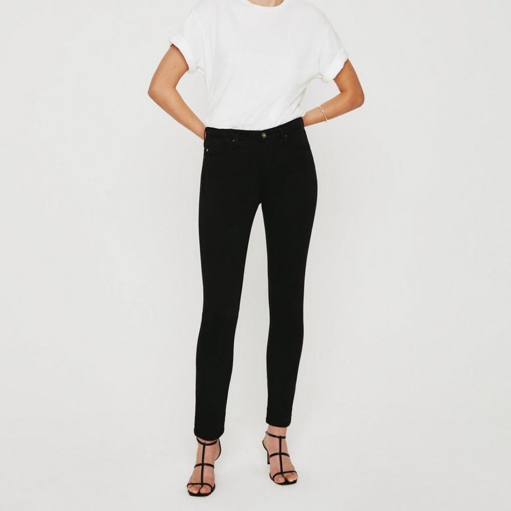 [SOLD] Black AG The Prima Mid-rise Cigarette pant